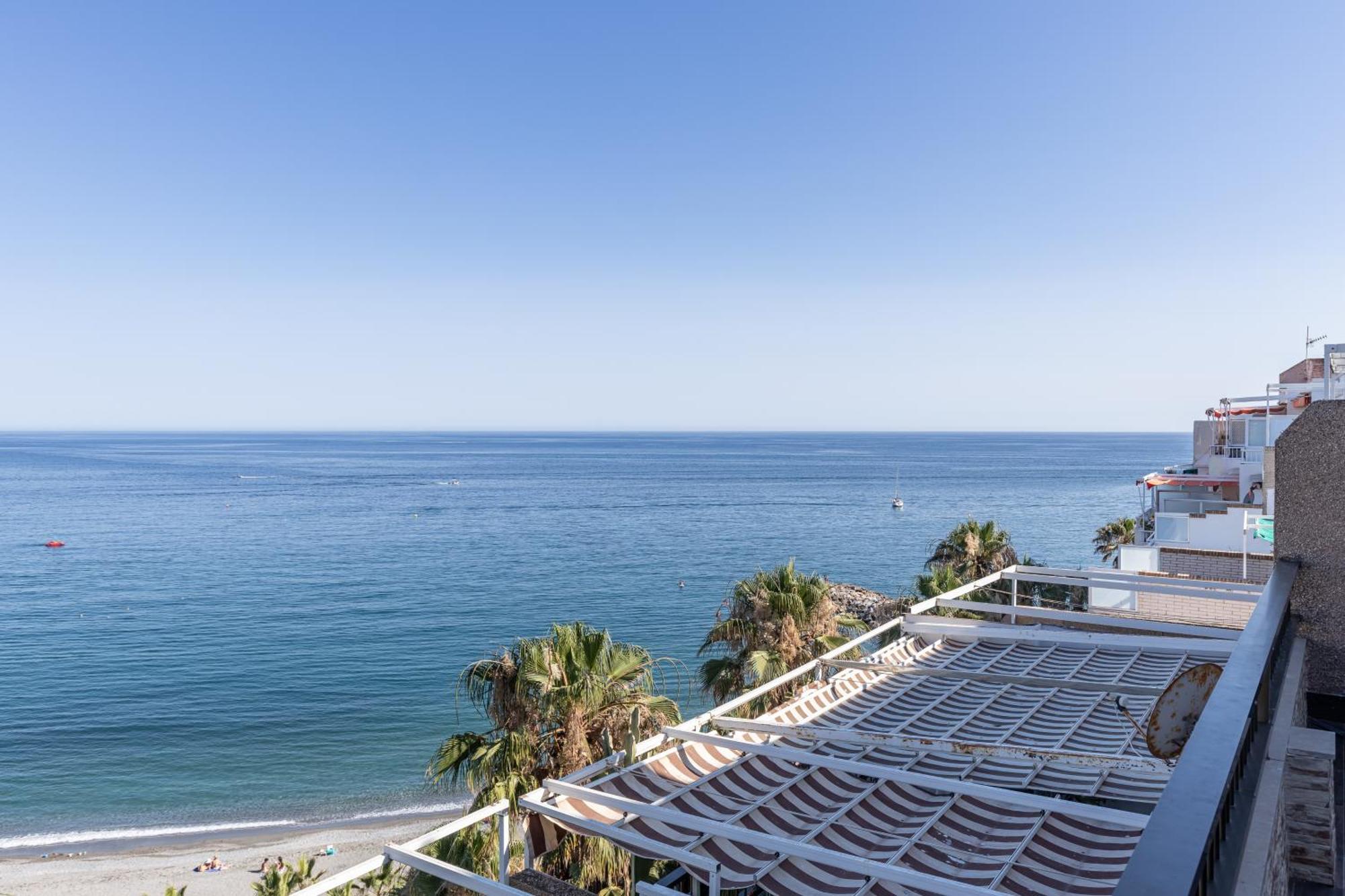 Апартаменти Atico Primera Linea De Playa Альмуньєкар Екстер'єр фото